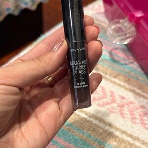 Wet n Wild Megalast Stained Glass Lip Gloss - Brilliant Black